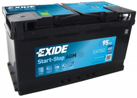 Akumulátory - EXIDE AGM EK950 12V 95Ah/850A