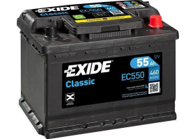 Akumulátory - EXIDE CLASSIC EC550 12V 55Ah 460A