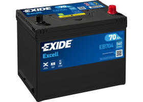 Akumulátory - EXIDE EXCELL EB704 12V 70Ah 540A